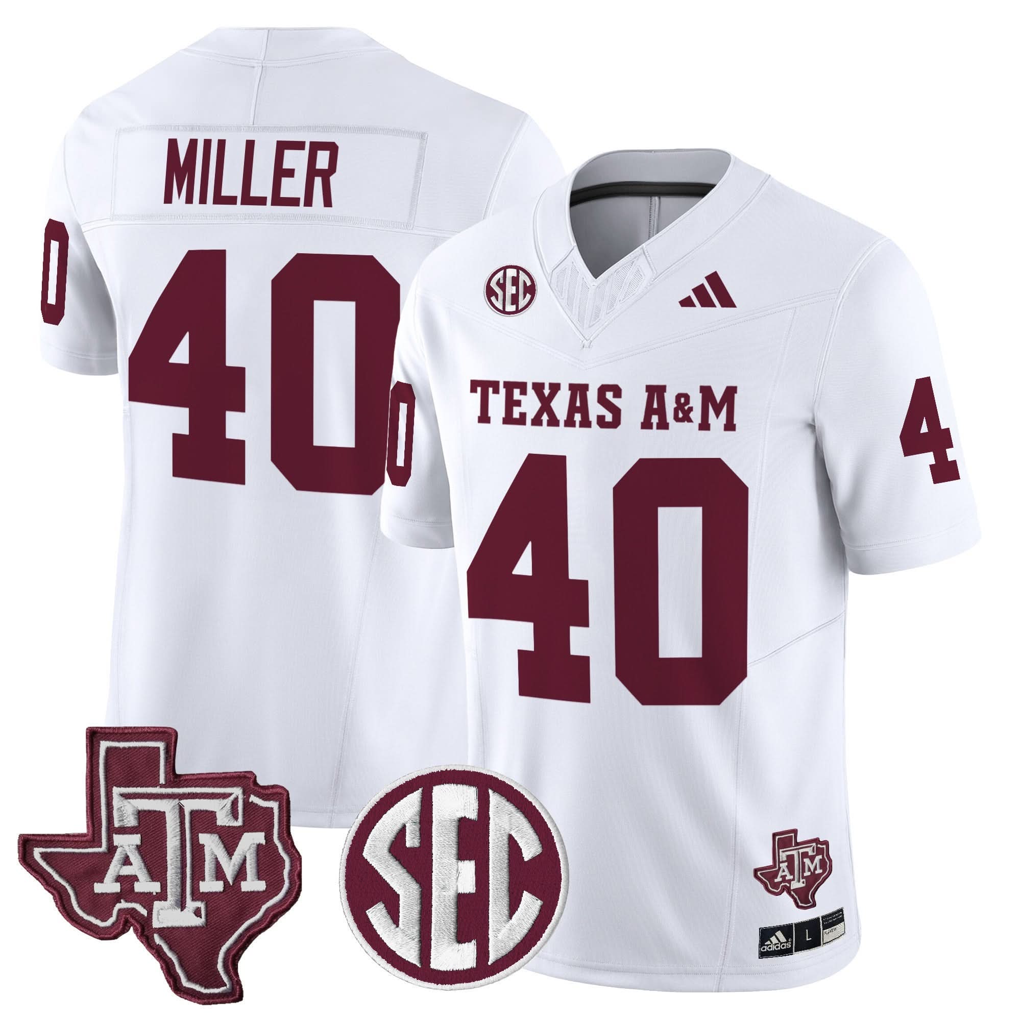 Texas A&M Aggies 2025 Vapor Limited Jersey - All Stitched 28 Texas A&M Aggies 2025 Vapor Limited Jersey - All Stitched - Image 28