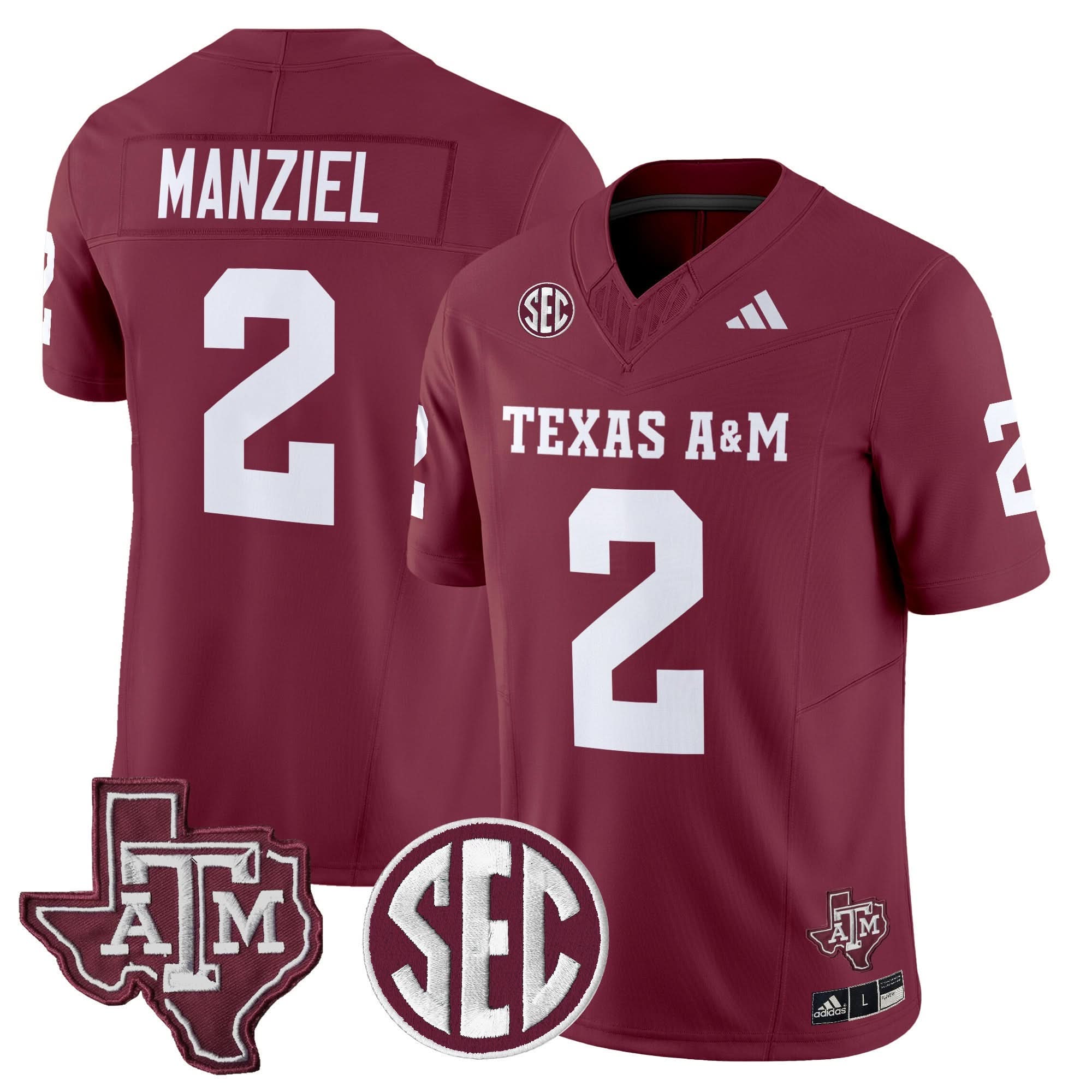 Texas A&M Aggies 2025 Vapor Limited Jersey - All Stitched 11 Texas A&M Aggies 2025 Vapor Limited Jersey - All Stitched - Image 11