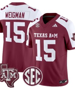 Texas A&M Aggies 2025 Vapor Limited Jersey - All Stitched 64 172803720895f31237a2