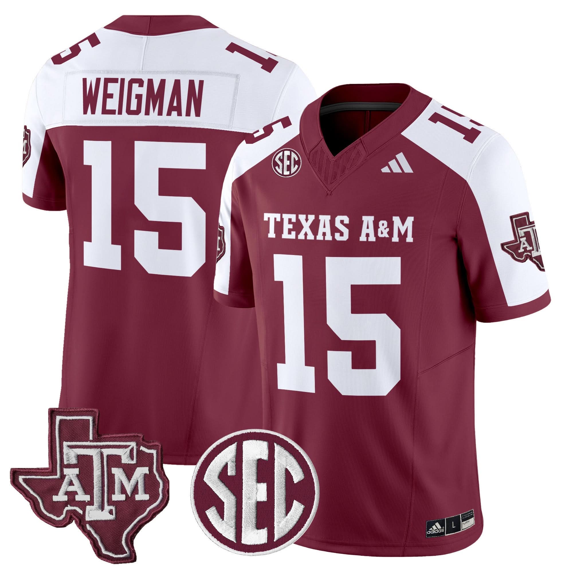 Texas A&M Aggies 2025 Vapor Limited Jersey - All Stitched 30 Texas A&M Aggies 2025 Vapor Limited Jersey - All Stitched - Image 30
