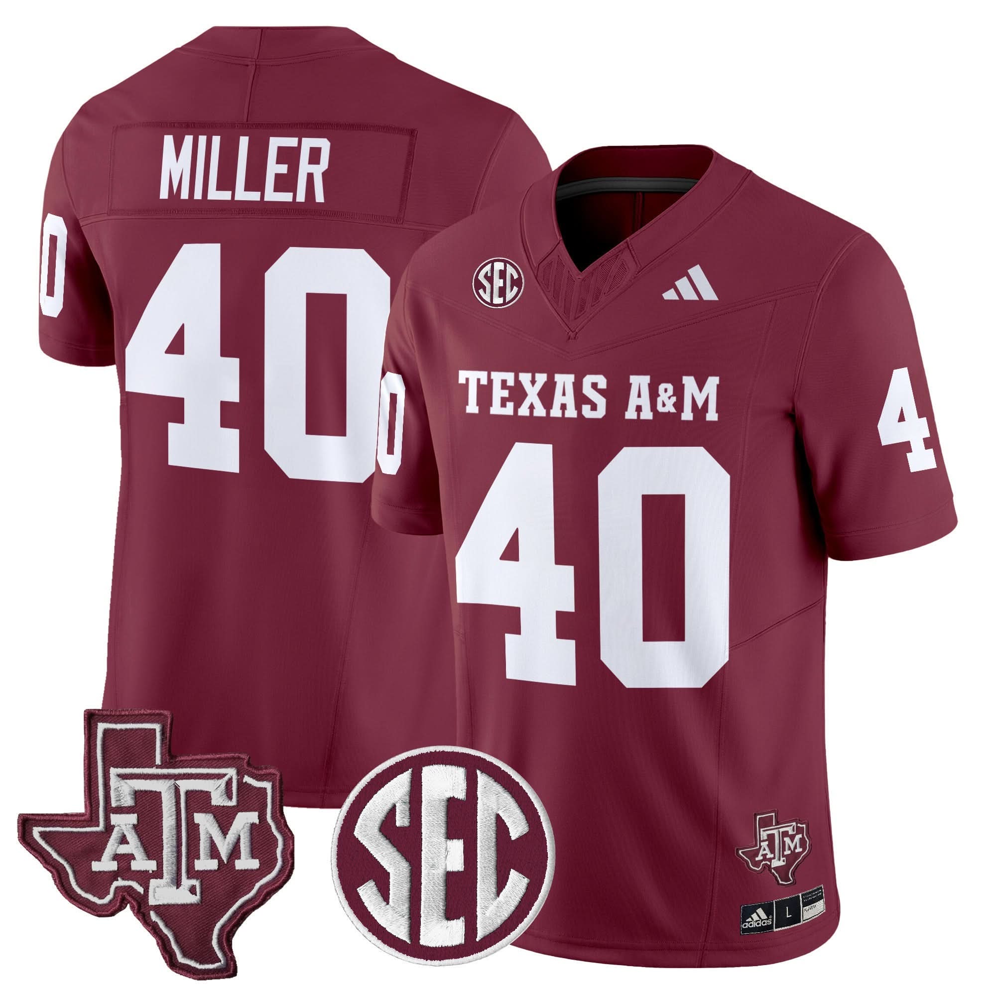 Texas A&M Aggies 2025 Vapor Limited Jersey - All Stitched 13 Texas A&M Aggies 2025 Vapor Limited Jersey - All Stitched - Image 13