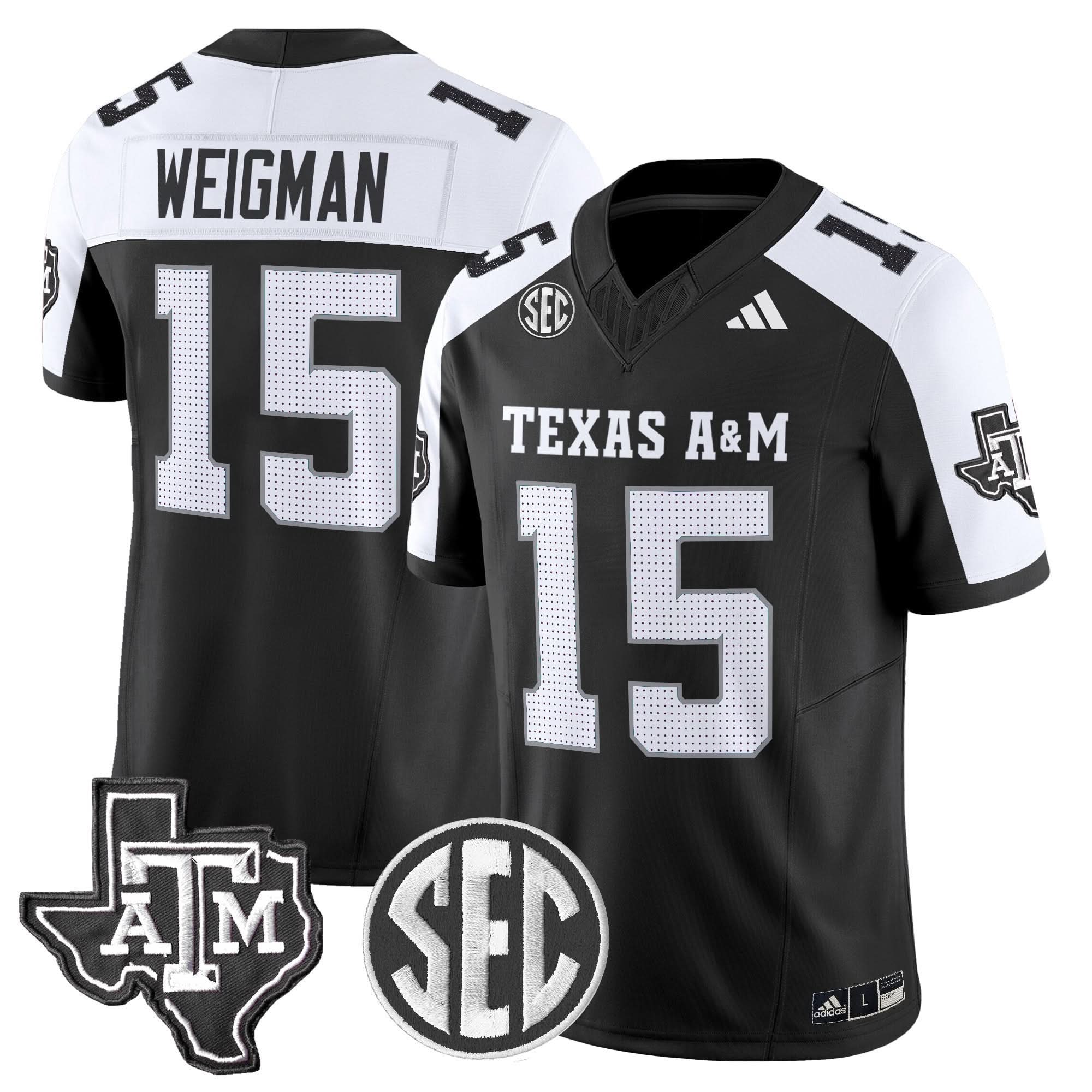 Texas A&M Aggies 2025 Vapor Limited Jersey - All Stitched 3 Texas A&M Aggies 2025 Vapor Limited Jersey - All Stitched - Image 3