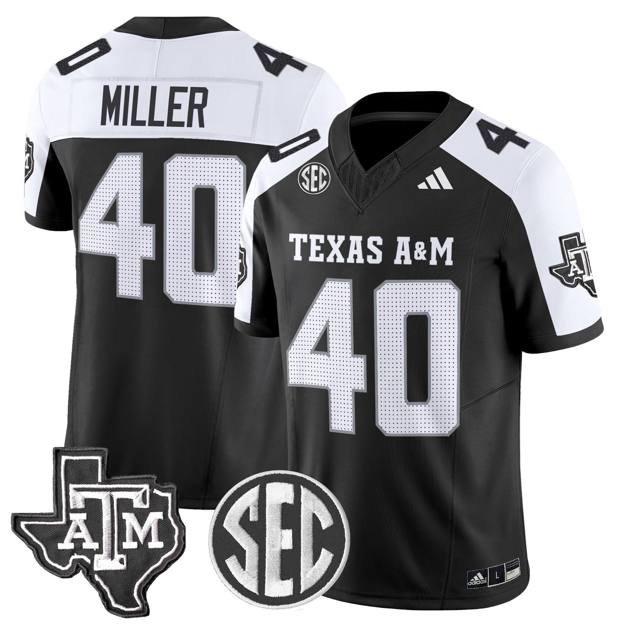 Texas A&M Aggies 2025 Vapor Limited Jersey - All Stitched 5 Texas A&M Aggies 2025 Vapor Limited Jersey - All Stitched - Image 5