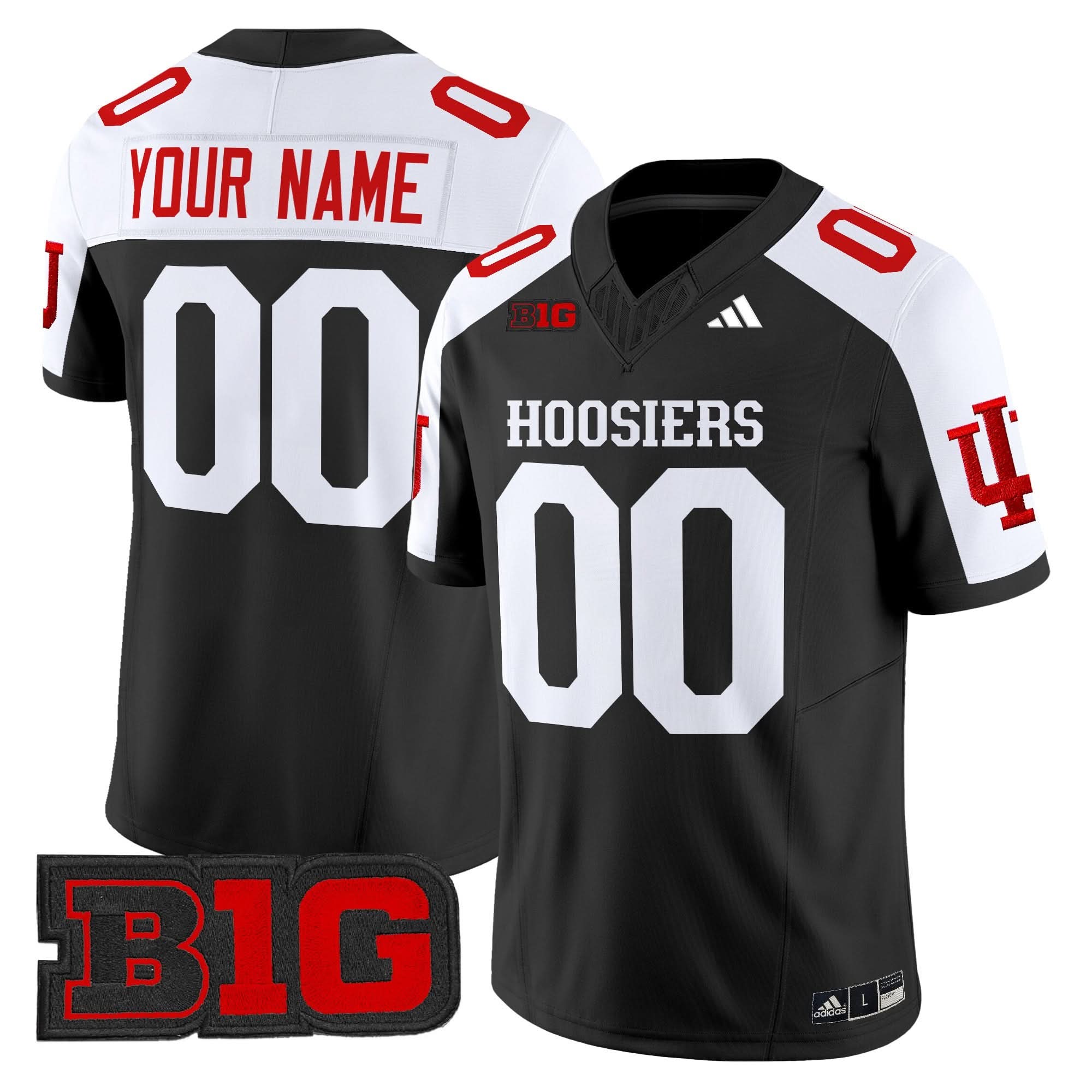 Custom Indiana Hoosiers Jersey Name and Number 2025 Vapor Limited - All Stitched 2 Custom Indiana Hoosiers Jersey Name and Number 2025 Vapor Limited - All Stitched - Image 2