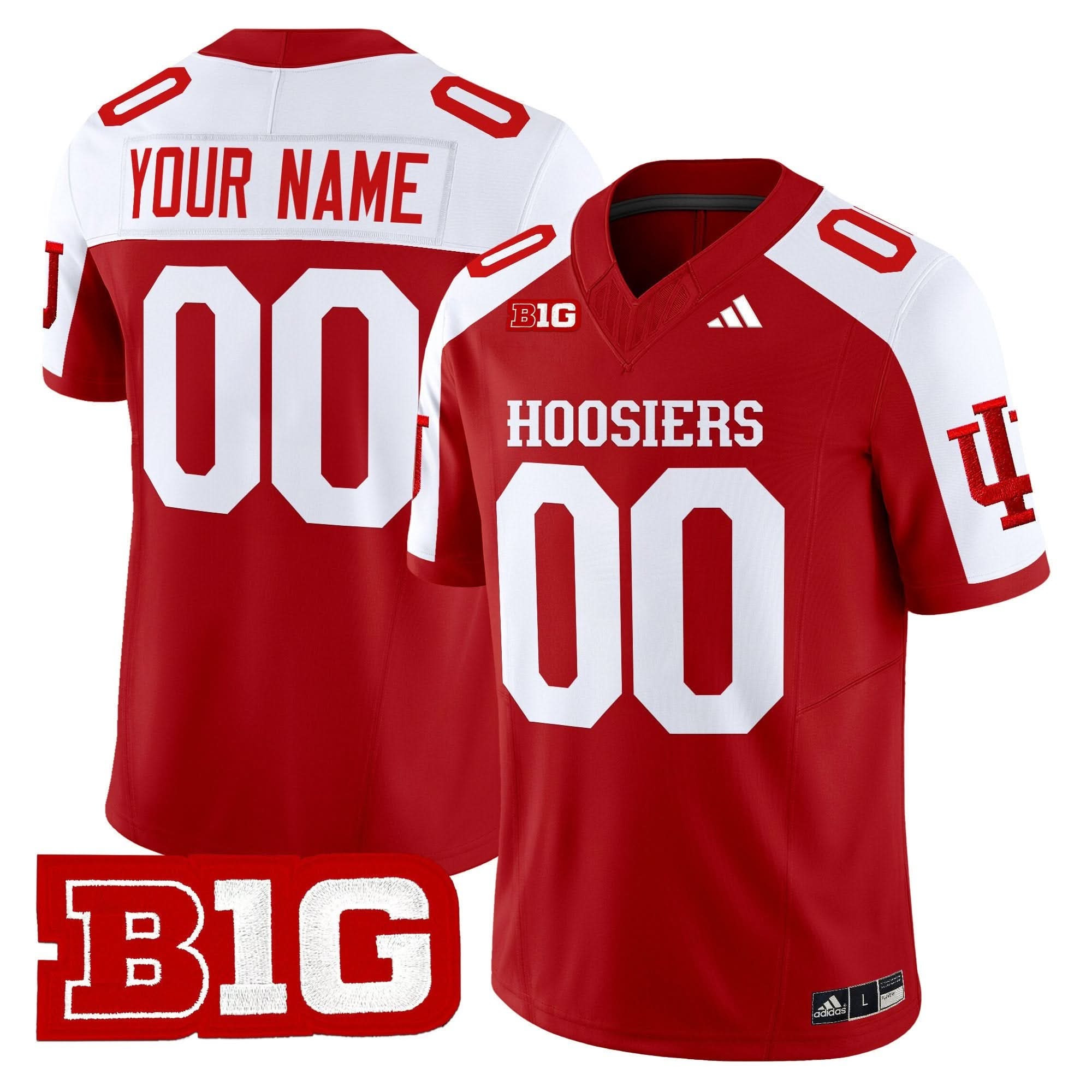 Custom Indiana Hoosiers Jersey Name and Number 2025 Vapor Limited - All Stitched 1 Custom Indiana Hoosiers Jersey Name and Number 2025 Vapor Limited - All Stitched