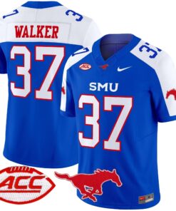 SMU Mustangs 2025 Vapor Limited Jersey - All Stitched 66 17285504192f1b5d8e14