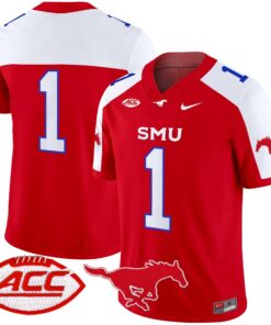 SMU Mustangs 2025 Vapor Limited Jersey - All Stitched 40 1728550419ce9d8224b5