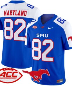 SMU Mustangs 2025 Vapor Limited Jersey - All Stitched 57 1728550419ff6715e370