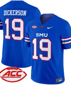 SMU Mustangs 2025 Vapor Limited Jersey - All Stitched 53 172855042036d44be2ab