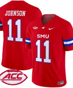 SMU Mustangs 2025 Vapor Limited Jersey - All Stitched 60 17285504205b955e0ade