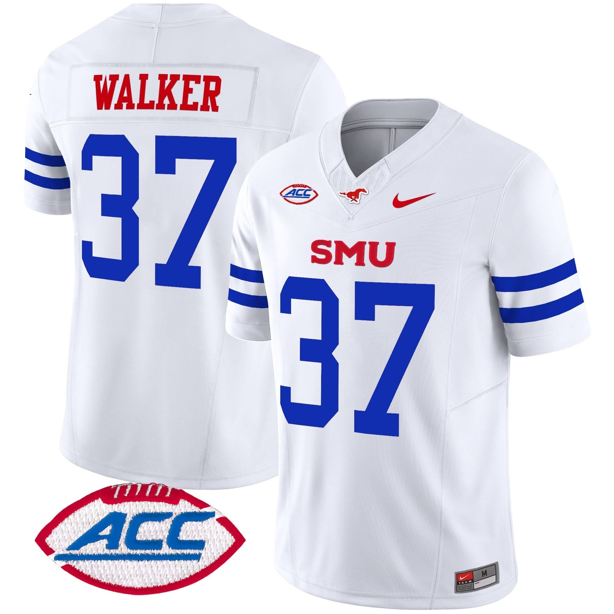 SMU Mustangs 2025 Vapor Limited Jersey - All Stitched 13 SMU Mustangs 2025 Vapor Limited Jersey - All Stitched - Image 13