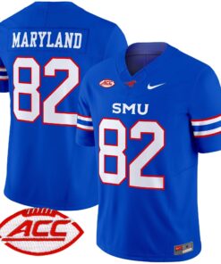 SMU Mustangs 2025 Vapor Limited Jersey - All Stitched 51 17285504218fc3f863be