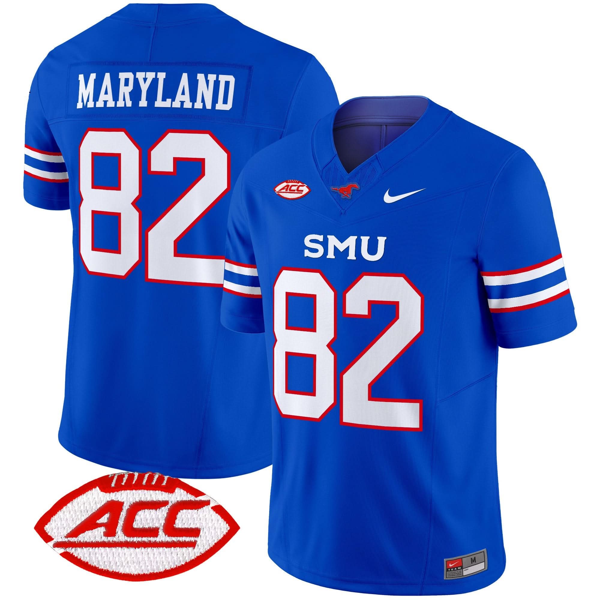 SMU Mustangs 2025 Vapor Limited Jersey - All Stitched 17 SMU Mustangs 2025 Vapor Limited Jersey - All Stitched - Image 17