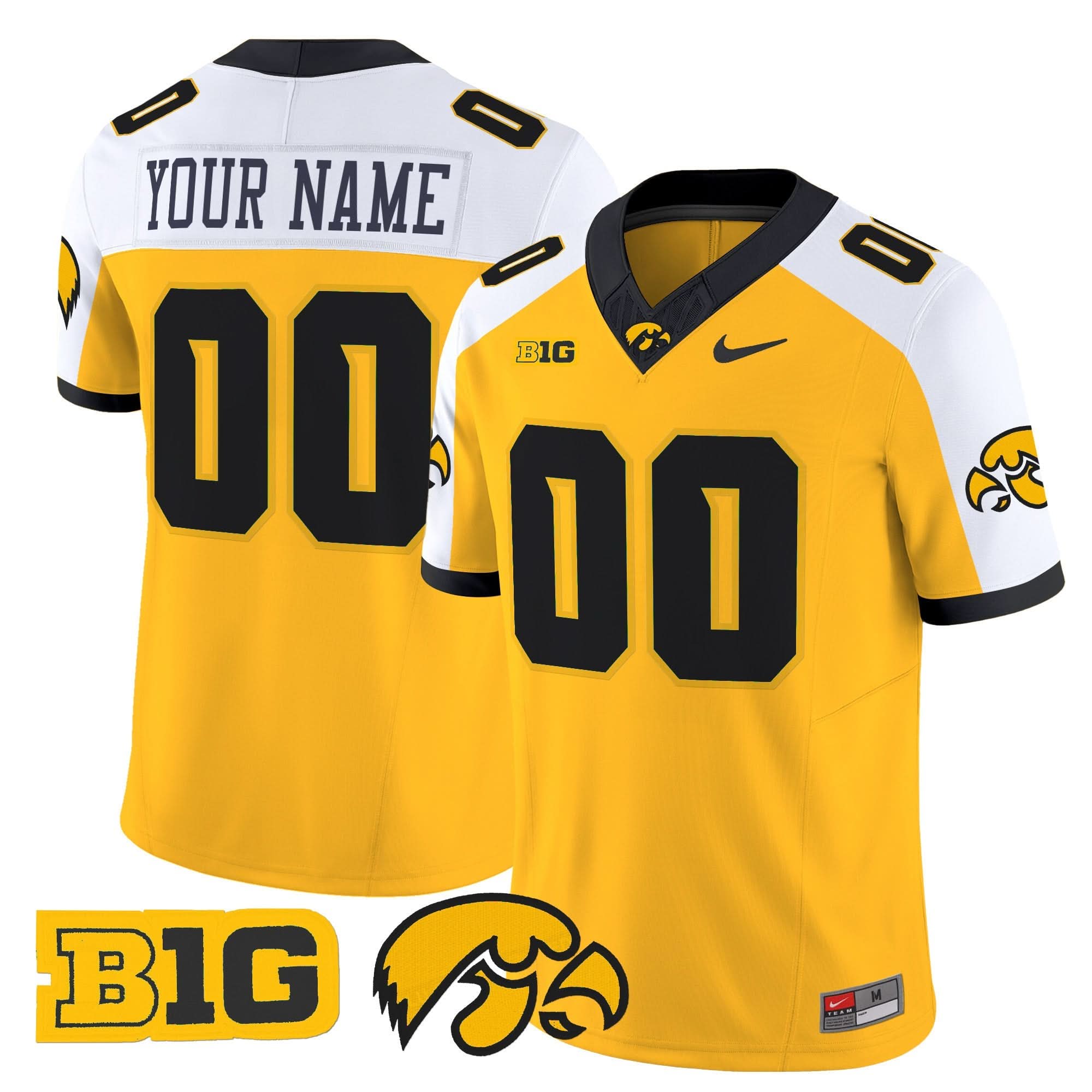 Custom Iowa Hawkeyes Jersey Name, Number 2025 Vapor Limited - All Stitched 2 Custom Iowa Hawkeyes Jersey Name, Number 2025 Vapor Limited - All Stitched - Image 2