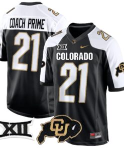Colorado Buffaloes Big 12 XII Patch Game Jersey V2 - All Stitched 93 173104932918cf0e6c63 3