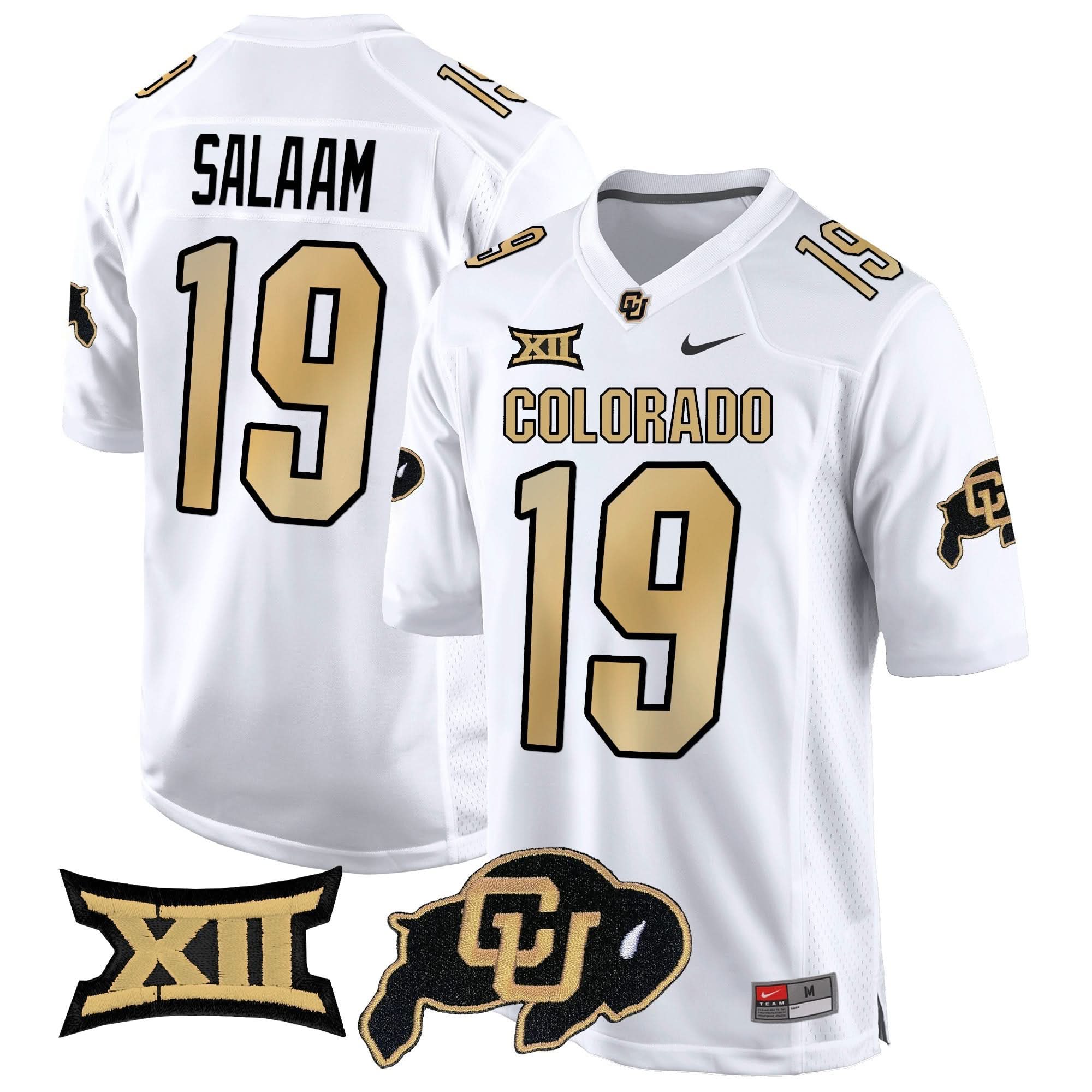 Colorado Buffaloes Big 12 XII Patch Game Jersey V2 - All Stitched 14 Colorado Buffaloes Big 12 XII Patch Game Jersey V2 - All Stitched - Image 14