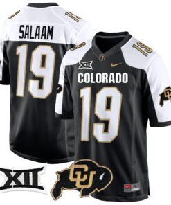 Colorado Buffaloes Big 12 XII Patch Game Jersey V2 - All Stitched 91 17310493296f917cc64b 3