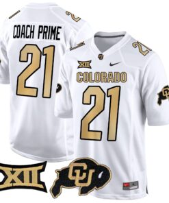 Colorado Buffaloes Big 12 XII Patch Game Jersey V2 - All Stitched 63 173104932973ac7543f9 3