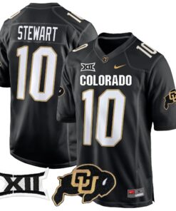 Colorado Buffaloes Big 12 XII Patch Game Jersey V2 - All Stitched 53 173104932992443b984d 3