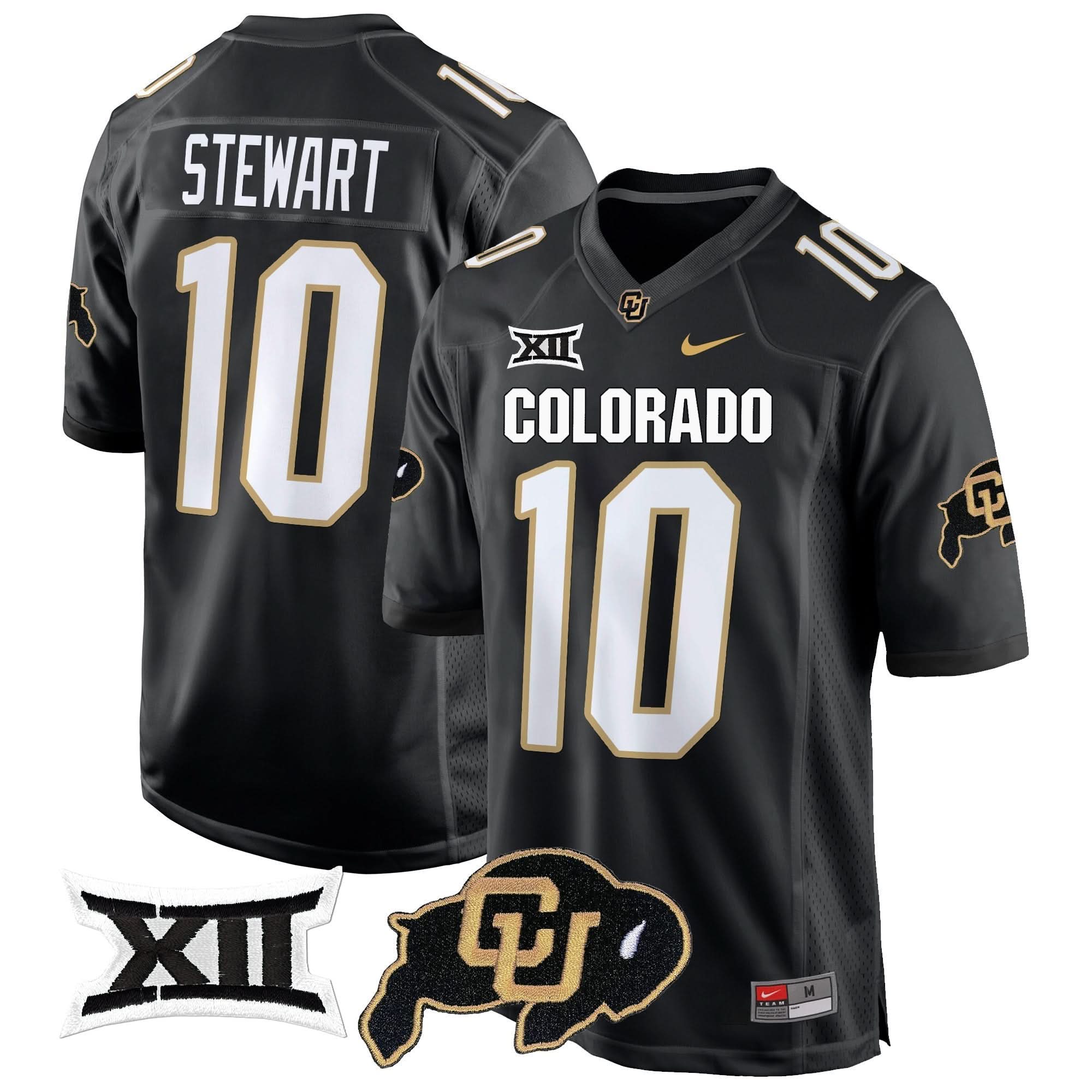 Colorado Buffaloes Big 12 XII Patch Game Jersey V2 - All Stitched 6 Colorado Buffaloes Big 12 XII Patch Game Jersey V2 - All Stitched - Image 6