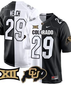 Colorado Buffaloes Big 12 XII Patch Game Jersey V2 - All Stitched 86 1731049329a1bdbc6691 3