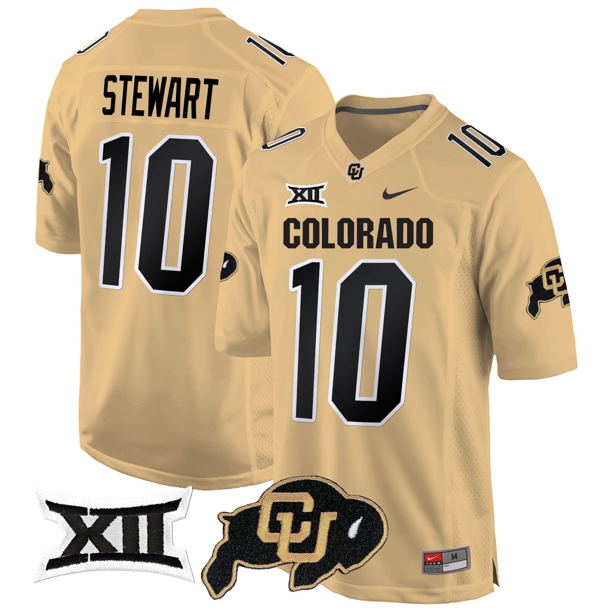Colorado Buffaloes Big 12 XII Patch Game Jersey V2 - All Stitched 32 Colorado Buffaloes Big 12 XII Patch Game Jersey V2 - All Stitched - Image 32