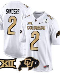 Colorado Buffaloes Big 12 XII Patch Game Jersey V2 - All Stitched 56 1731049329e9a40c5169 3