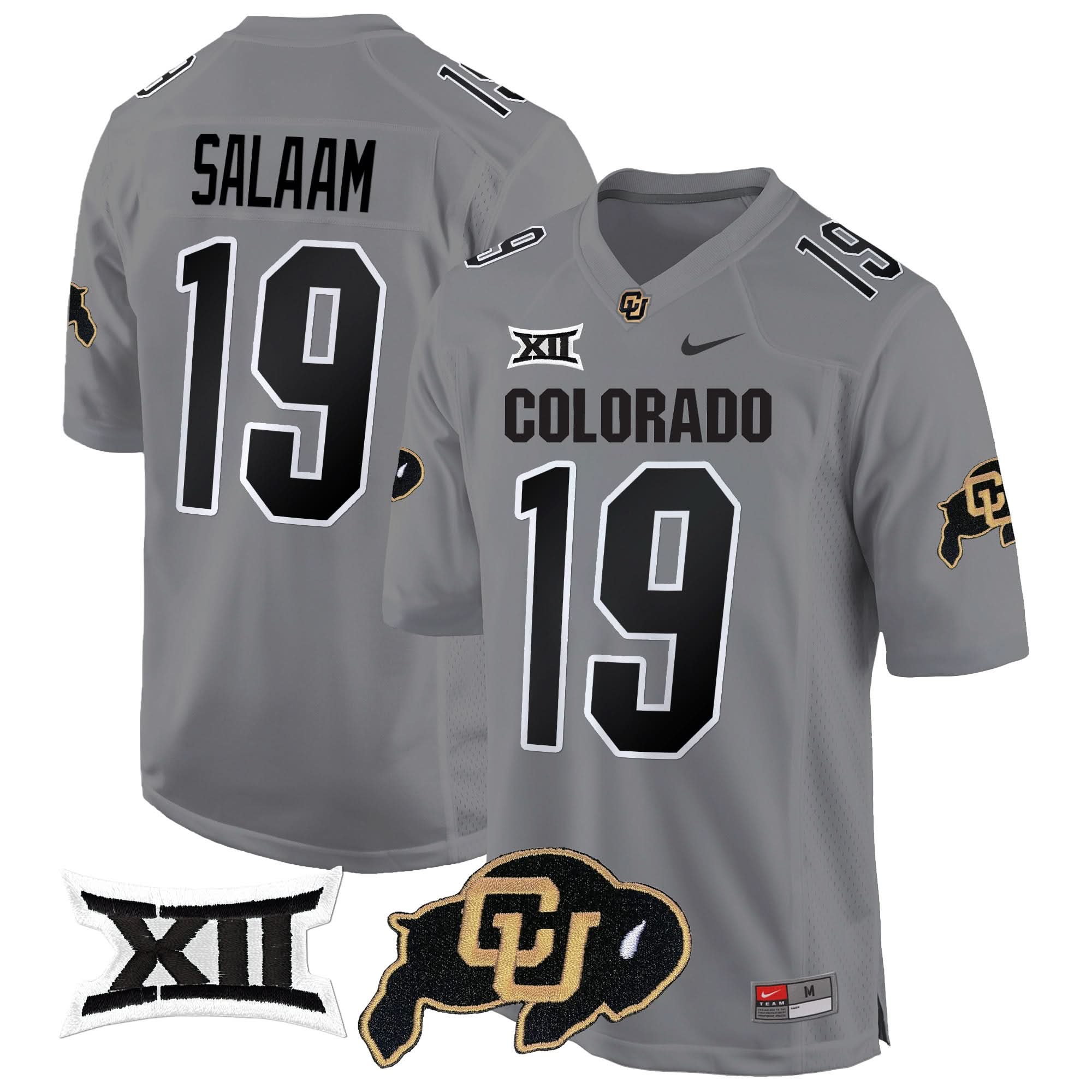 Colorado Buffaloes Big 12 XII Patch Game Jersey V2 - All Stitched 22 Colorado Buffaloes Big 12 XII Patch Game Jersey V2 - All Stitched - Image 22