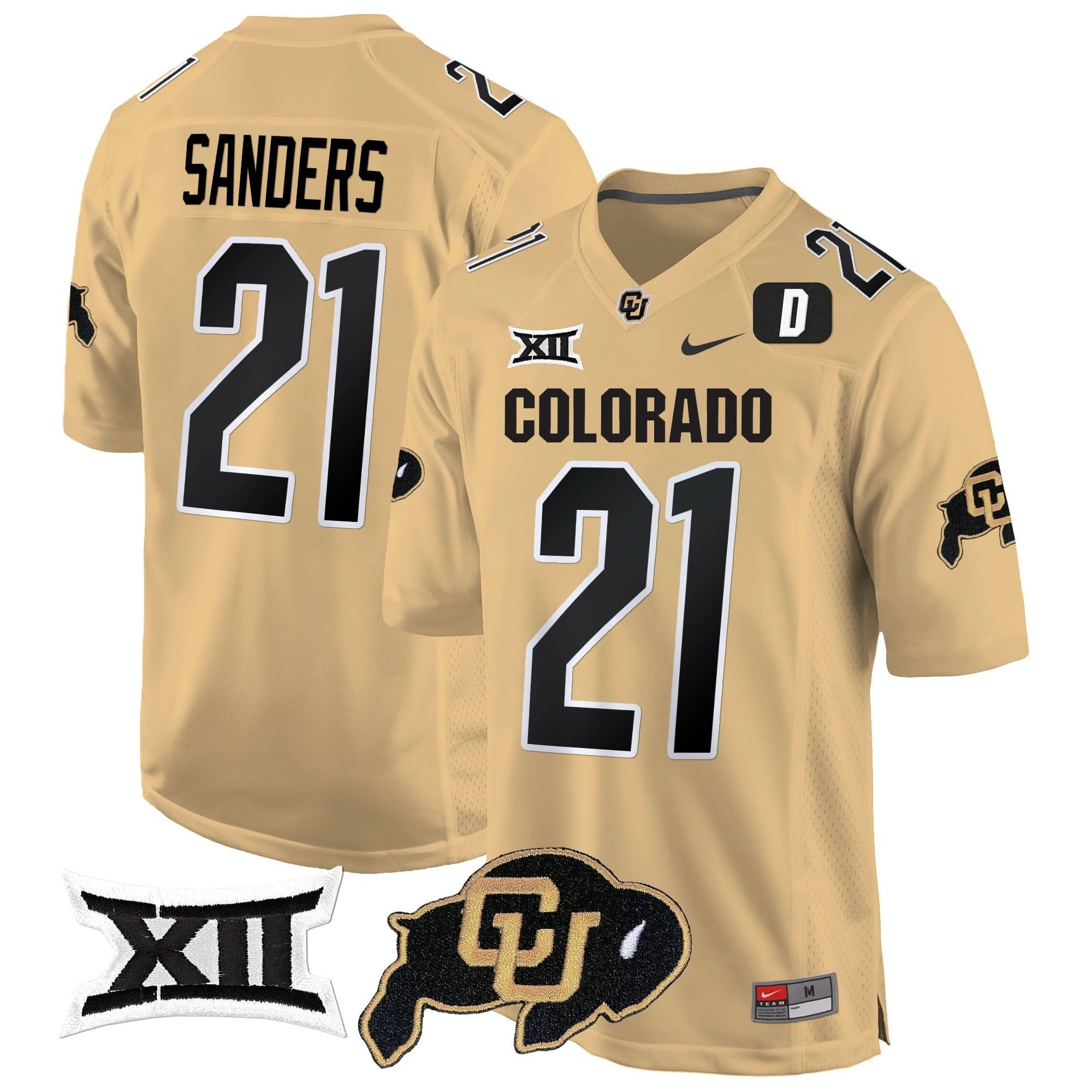 Colorado Buffaloes Big 12 XII Patch Game Jersey V2 - All Stitched 29 Colorado Buffaloes Big 12 XII Patch Game Jersey V2 - All Stitched - Image 29