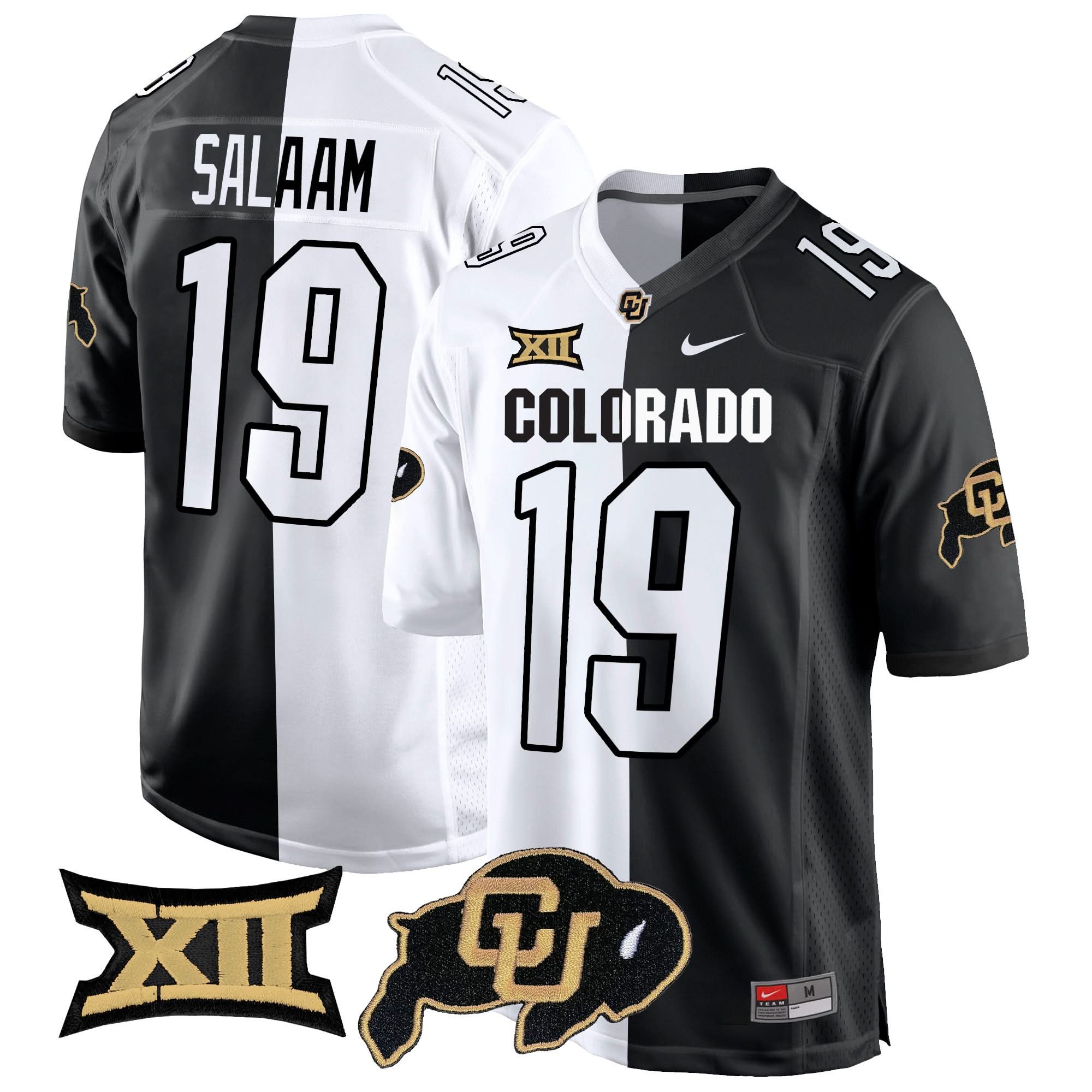 Colorado Buffaloes Big 12 XII Patch Game Jersey V2 - All Stitched 40 Colorado Buffaloes Big 12 XII Patch Game Jersey V2 - All Stitched - Image 40