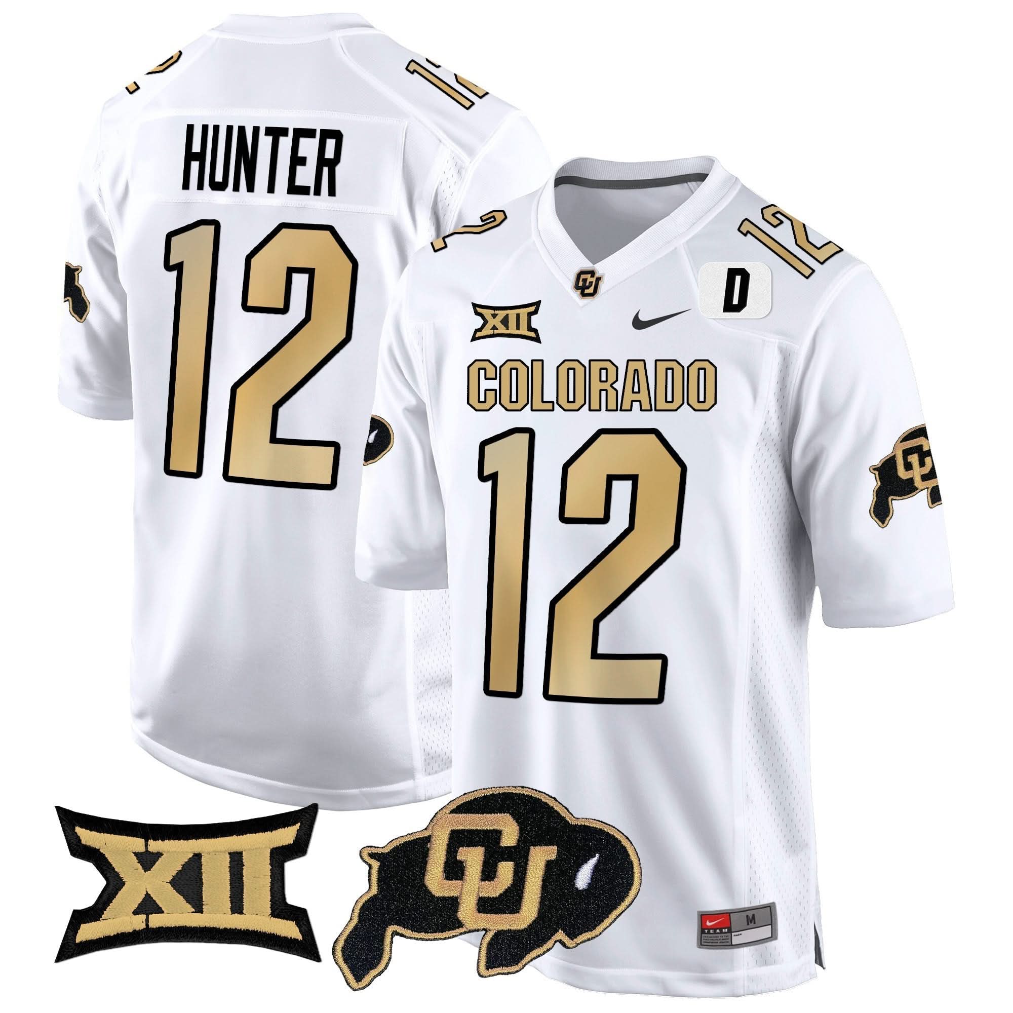 Colorado Buffaloes Big 12 XII Patch Game Jersey V2 - All Stitched 10 Colorado Buffaloes Big 12 XII Patch Game Jersey V2 - All Stitched - Image 10
