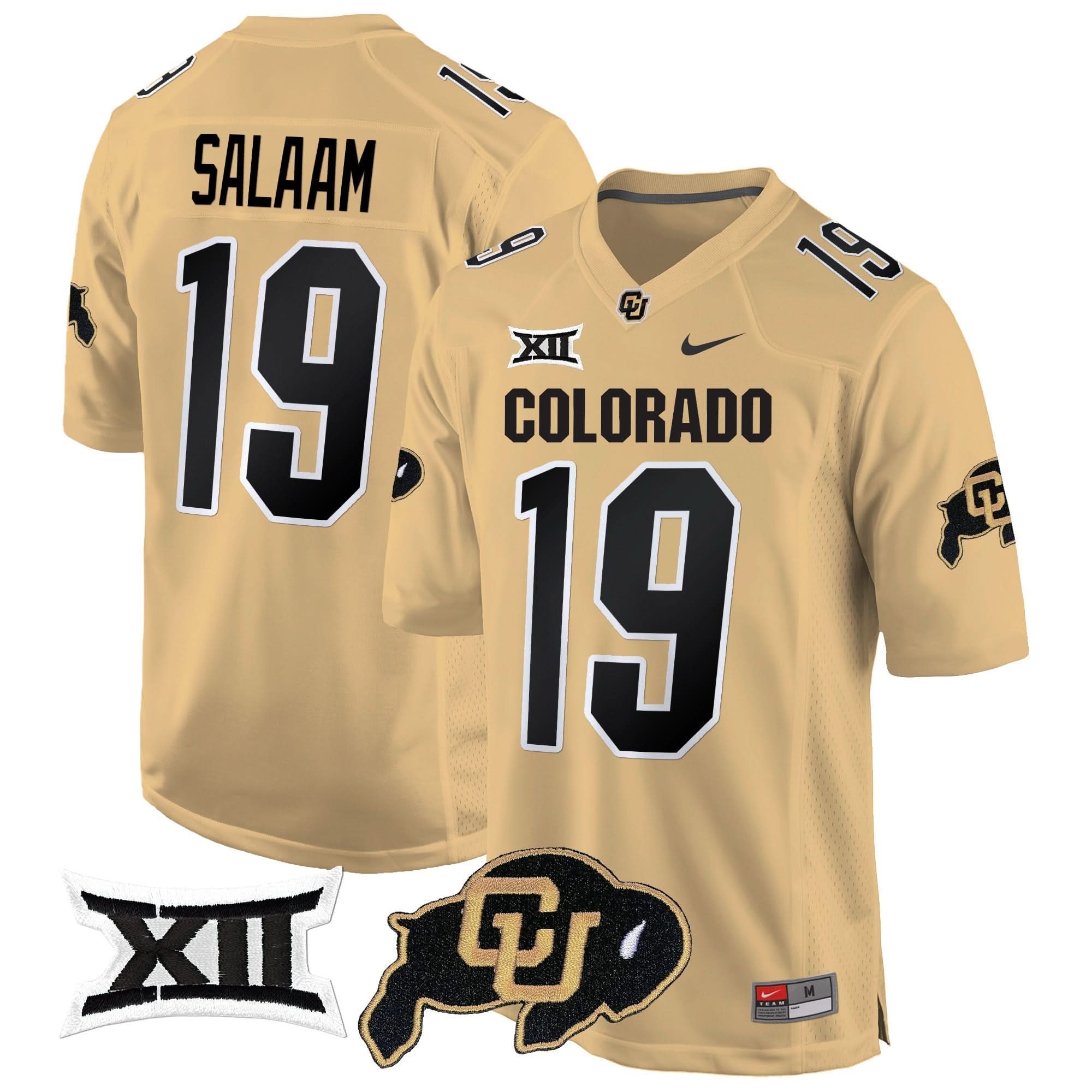 Colorado Buffaloes Big 12 XII Patch Game Jersey V2 - All Stitched 31 Colorado Buffaloes Big 12 XII Patch Game Jersey V2 - All Stitched - Image 31