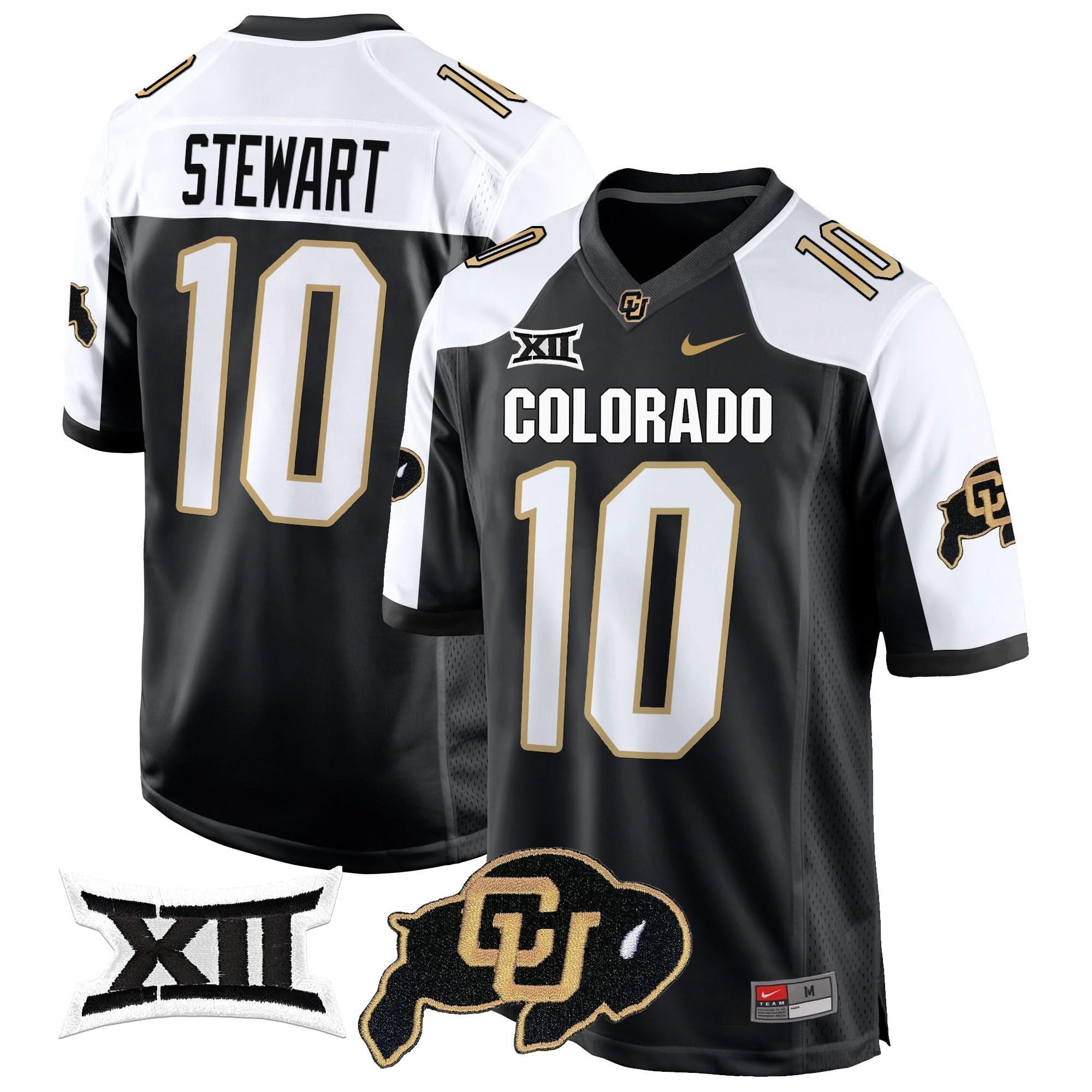 Colorado Buffaloes Big 12 XII Patch Game Jersey V2 - All Stitched 45 Colorado Buffaloes Big 12 XII Patch Game Jersey V2 - All Stitched - Image 45