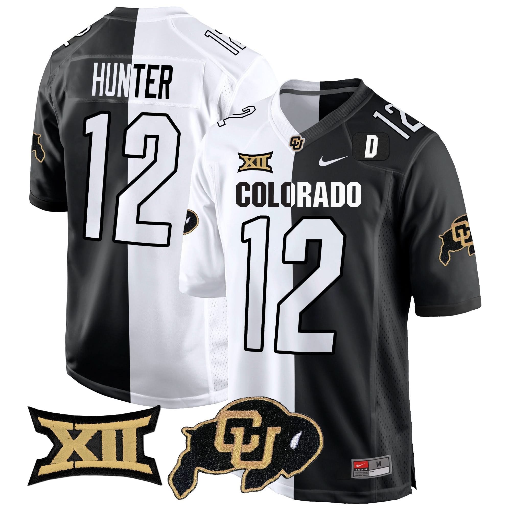 Colorado Buffaloes Big 12 XII Patch Game Jersey V2 - All Stitched 37 Colorado Buffaloes Big 12 XII Patch Game Jersey V2 - All Stitched - Image 37