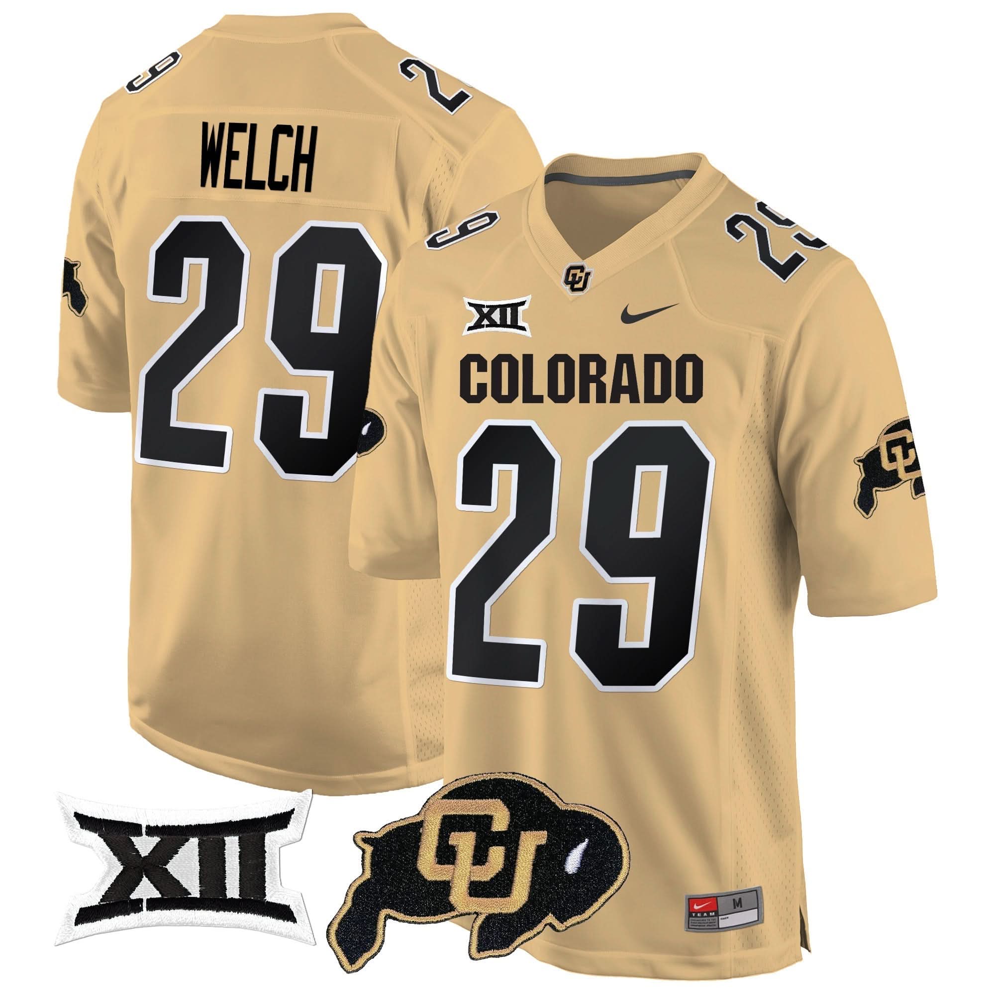 Colorado Buffaloes Big 12 XII Patch Game Jersey V2 - All Stitched 30 Colorado Buffaloes Big 12 XII Patch Game Jersey V2 - All Stitched - Image 30