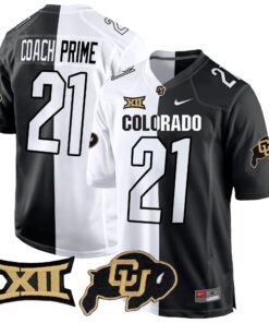 Colorado Buffaloes Big 12 XII Patch Game Jersey V2 - All Stitched 89 17310493316a684d81ed 3