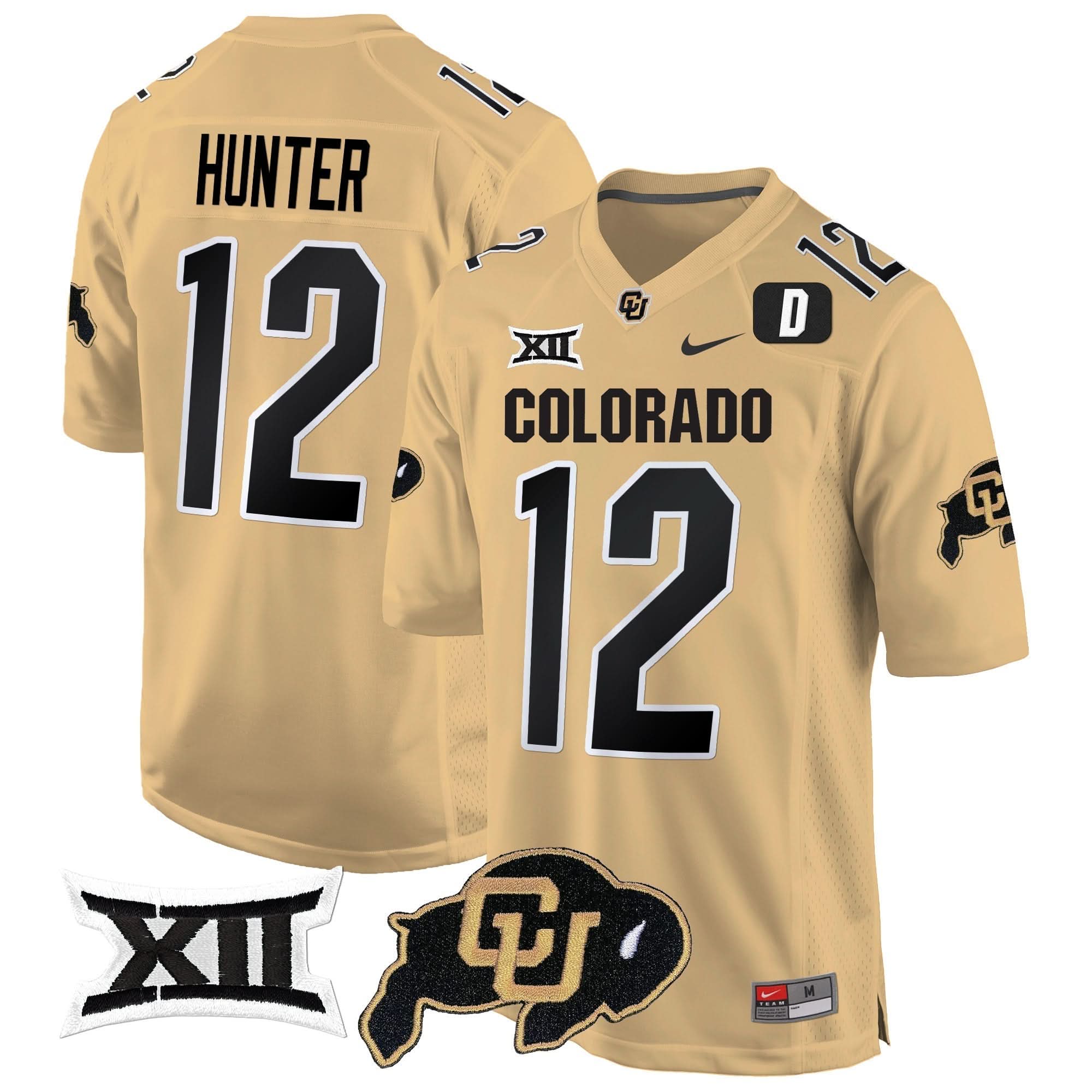 Colorado Buffaloes Big 12 XII Patch Game Jersey V2 - All Stitched 28 Colorado Buffaloes Big 12 XII Patch Game Jersey V2 - All Stitched - Image 28