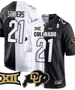 Colorado Buffaloes Big 12 XII Patch Game Jersey V2 - All Stitched 85 1731049331fa06a30e74 3