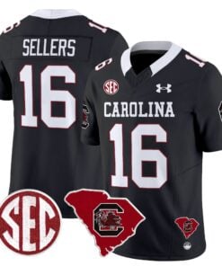 Alternative view of South Carolina Gamecocks 1980 Throwback Home Patch Vapor Limited Jersey - All Stitched