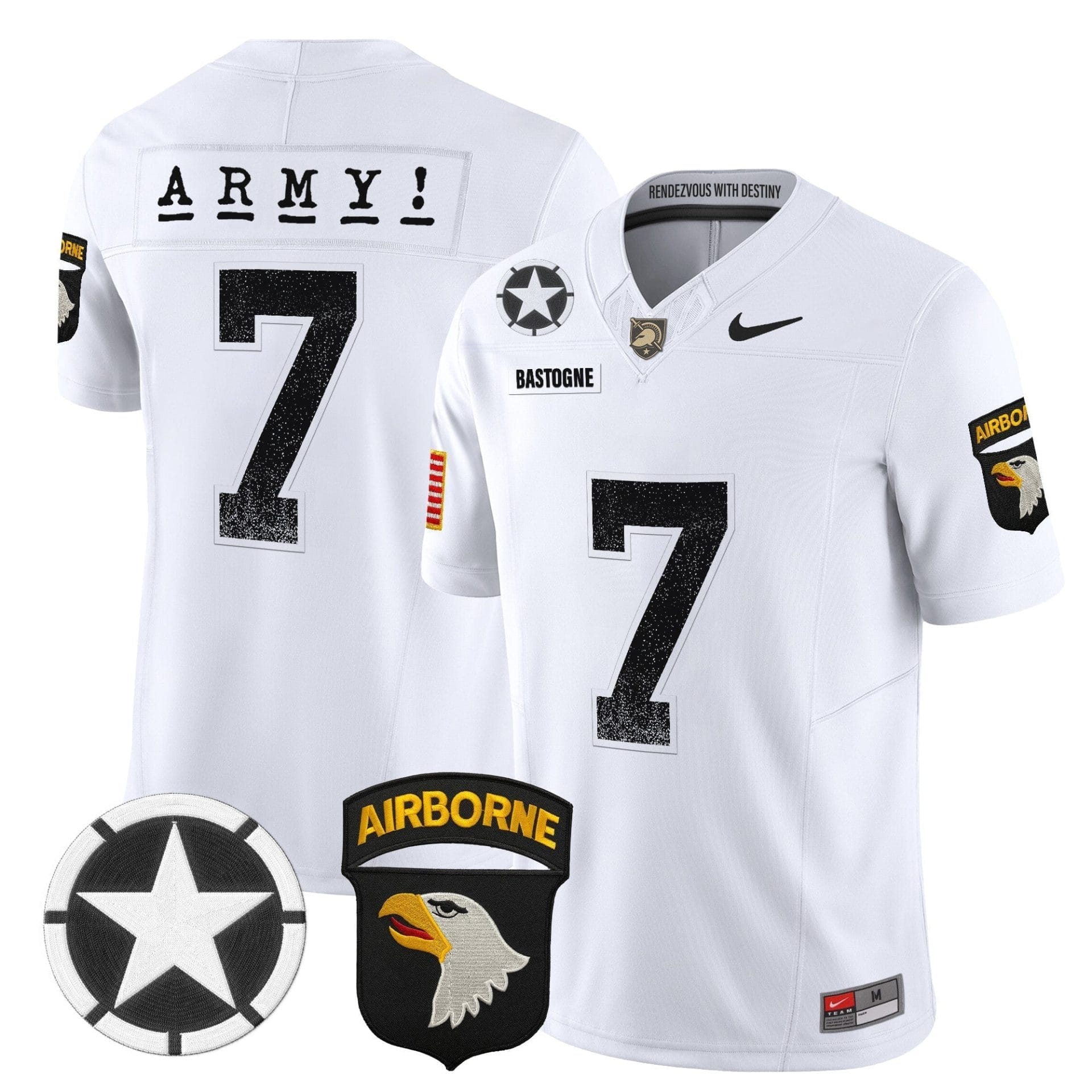 Army Black Knights 2025 Screaming Eagles Vapor Limited Jersey - All Stitched 14 Army Black Knights 2025 Screaming Eagles Vapor Limited Jersey - All Stitched - Image 14