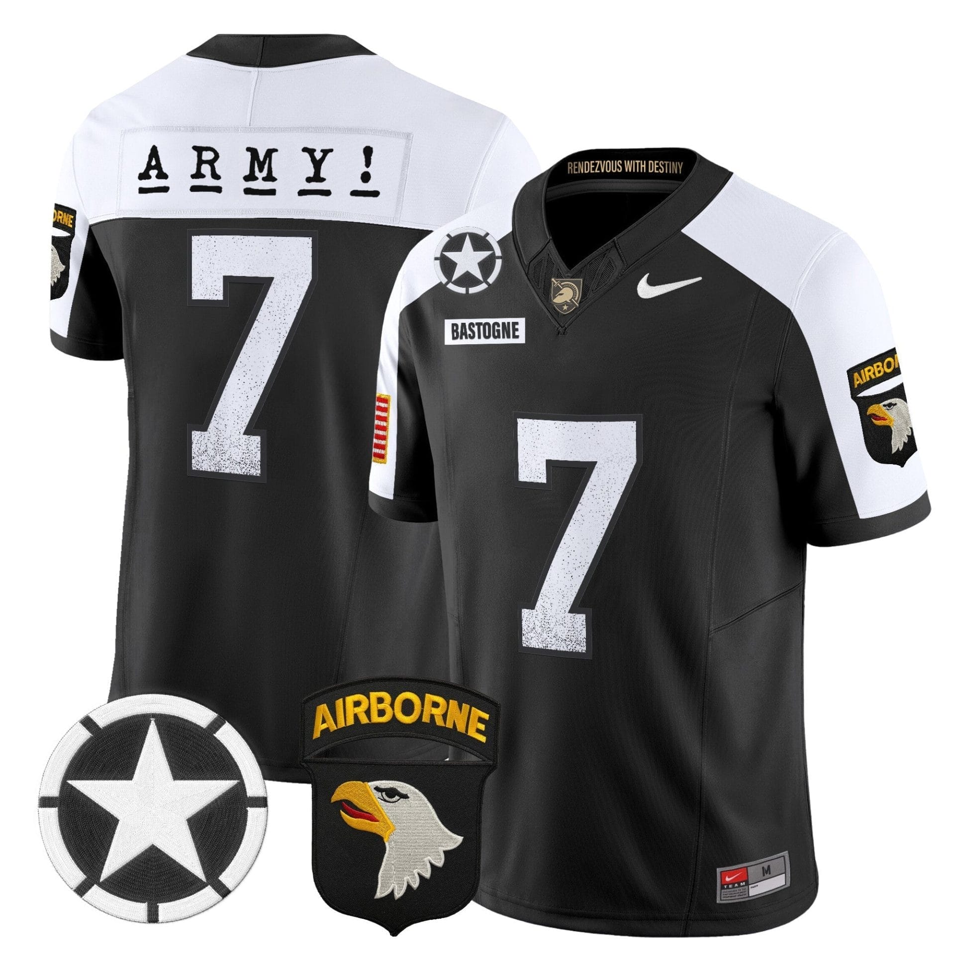 Army Black Knights 2025 Screaming Eagles Vapor Limited Jersey - All Stitched 32 Army Black Knights 2025 Screaming Eagles Vapor Limited Jersey - All Stitched - Image 32