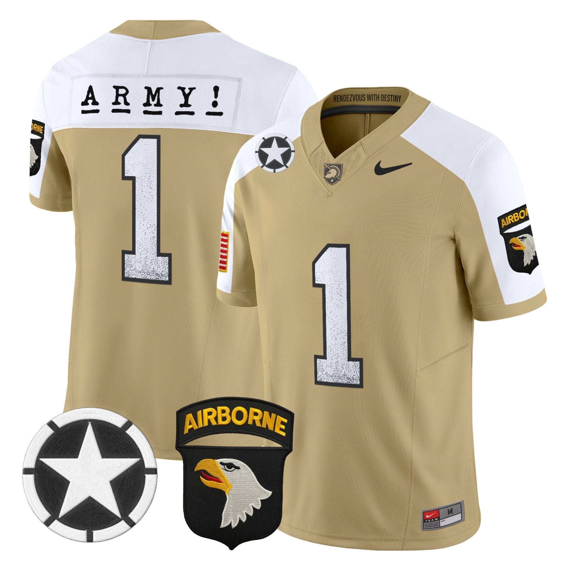 Army Black Knights 2025 Screaming Eagles Vapor Limited Jersey - All Stitched 12 Army Black Knights 2025 Screaming Eagles Vapor Limited Jersey - All Stitched - Image 12