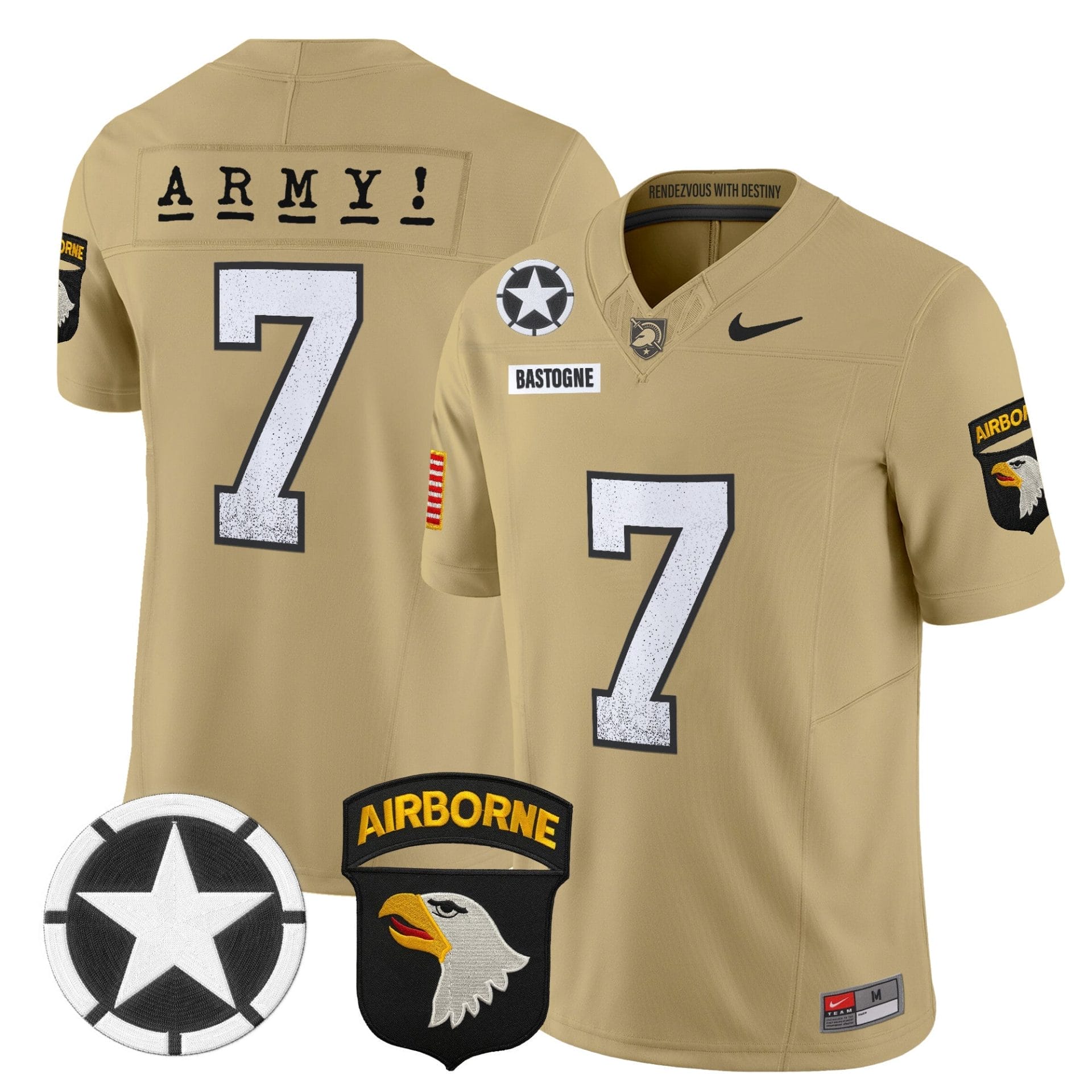 Army Black Knights 2025 Screaming Eagles Vapor Limited Jersey - All Stitched 26 Army Black Knights 2025 Screaming Eagles Vapor Limited Jersey - All Stitched - Image 26