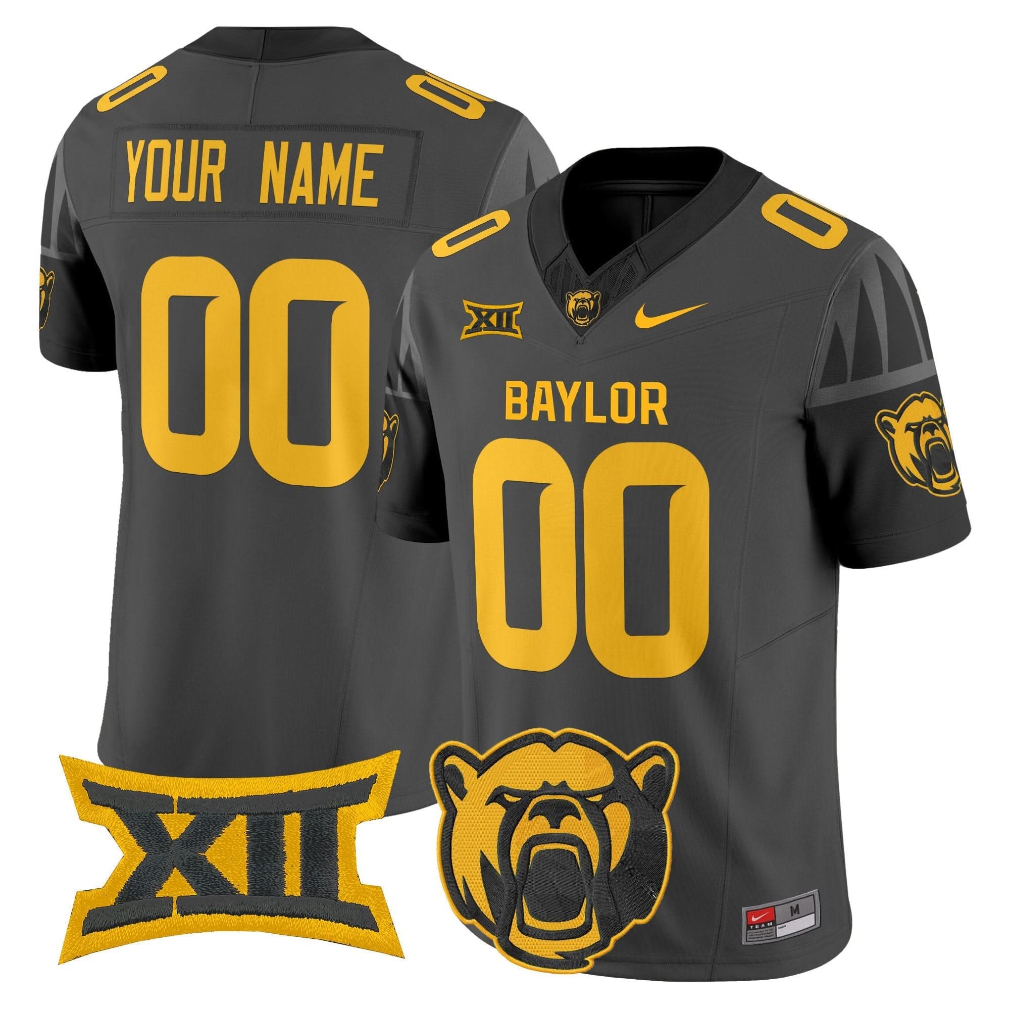 Custom Baylor Bears Jersey Name, Number 2025 Vapor Limited V2 - All Stitched 2 Custom Baylor Bears Jersey Name, Number 2025 Vapor Limited V2 - All Stitched - Image 2