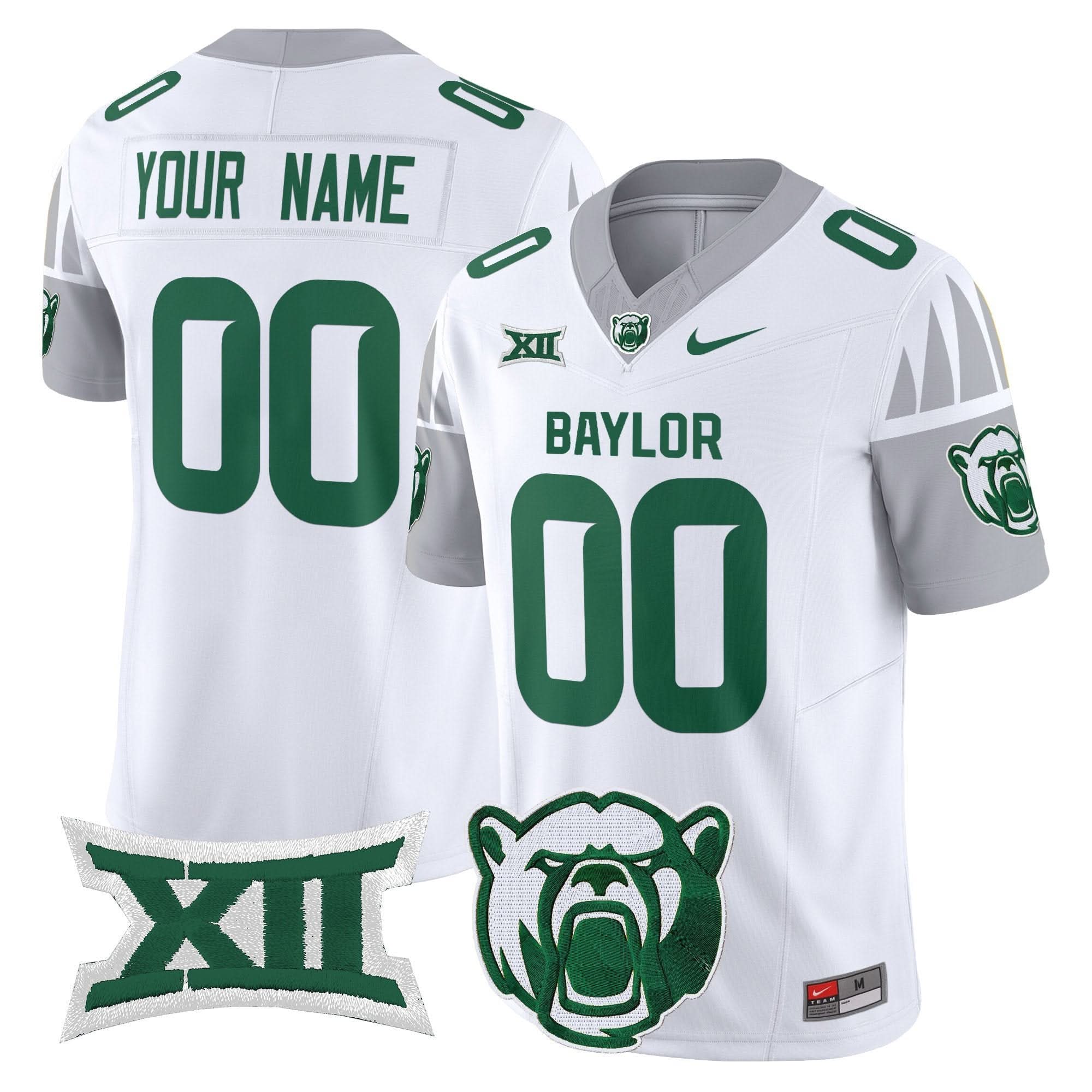 Custom Baylor Bears Jersey Name, Number 2025 Vapor Limited V2 - All Stitched 1 Custom Baylor Bears Jersey Name, Number 2025 Vapor Limited V2 - All Stitched