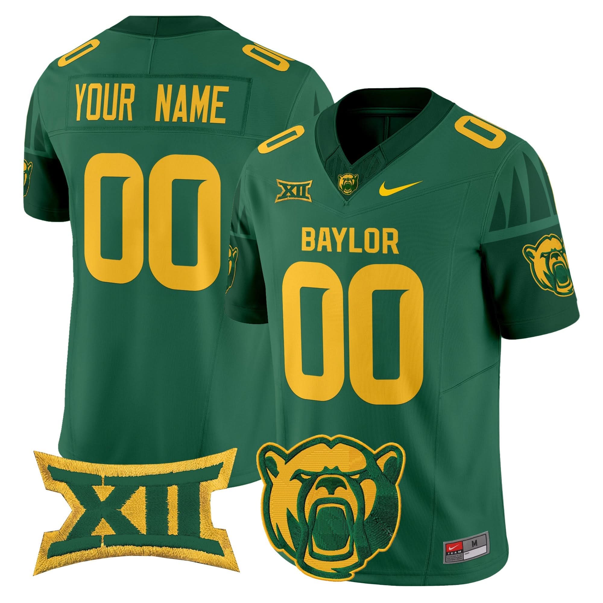 Custom Baylor Bears Jersey Name, Number 2025 Vapor Limited V2 - All Stitched 3 Custom Baylor Bears Jersey Name, Number 2025 Vapor Limited V2 - All Stitched - Image 3