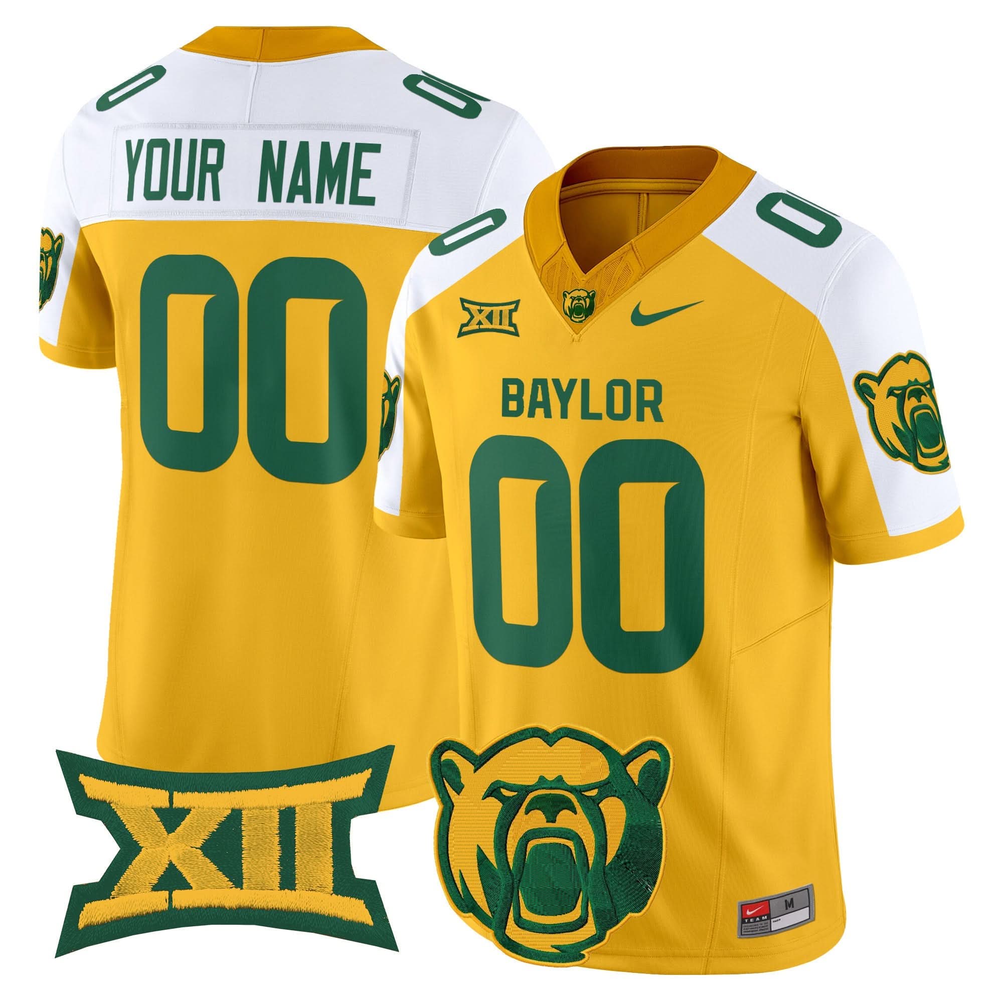 Custom Baylor Bears Jersey Name, Number 2025 Vapor Limited V2 - All Stitched 6 Custom Baylor Bears Jersey Name, Number 2025 Vapor Limited V2 - All Stitched - Image 6