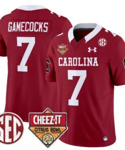 South Carolina Gamecocks 1980 Throwback Cheez-It Citrus Bowl Patch Vapor Limited Jersey - All Stitched 76 17338037703ab533c0eb 849eca3f 9530 4a7d b942 27a9c15e66e6
