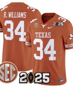Texas Longhorns 2025 CFP Final Patch Vapor Limited Jersey - All Stitched 77 1736495176fce4ec9698 52ae2b30 bf4f 4042 b2f4 40bae859a1cb