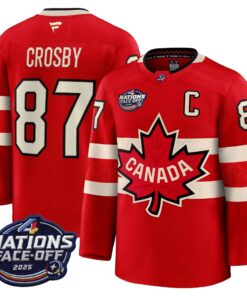 Alternative view of Men Canada 4 Nations Face-Off 2025 Premium Jersey - All Stitched